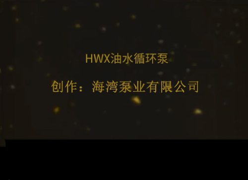 HWX油水循环泵